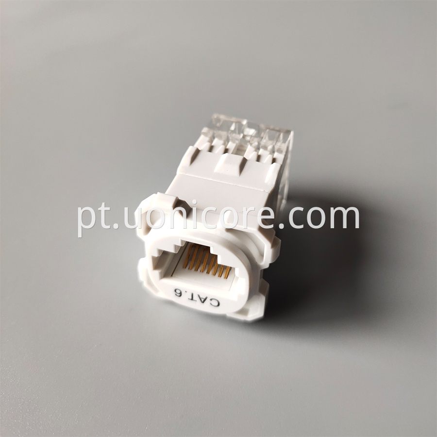 UTP CAT6 180 degree Australia type jack